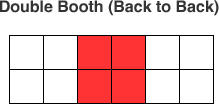 Double Booth(Back to Back)