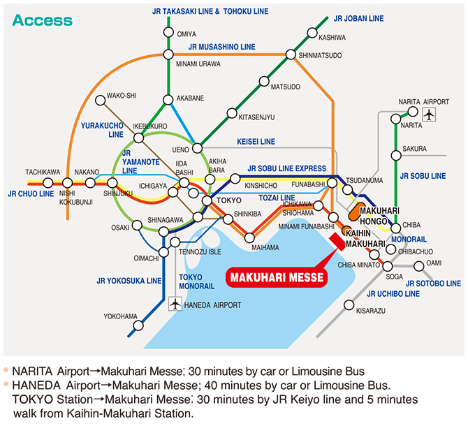 Venue access MAP
